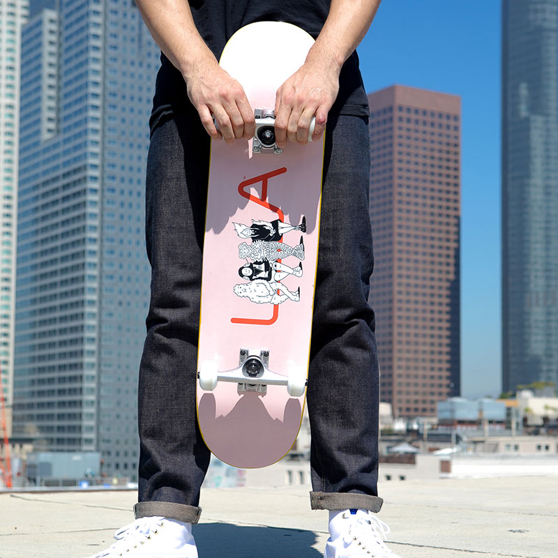 Humaan seinpaal wrijving LA Original Core Collection Skateboard - LA Original